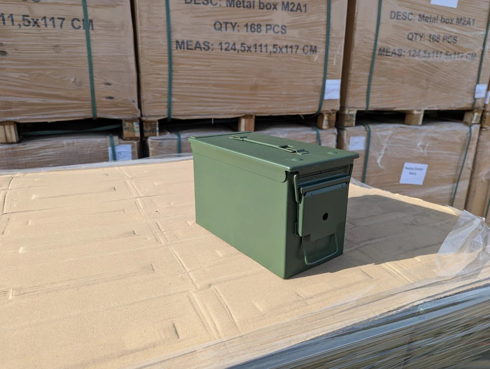 168 x Ammo Box 50 Cal - 1 Pallet - Wholesale Job Lot - NEW