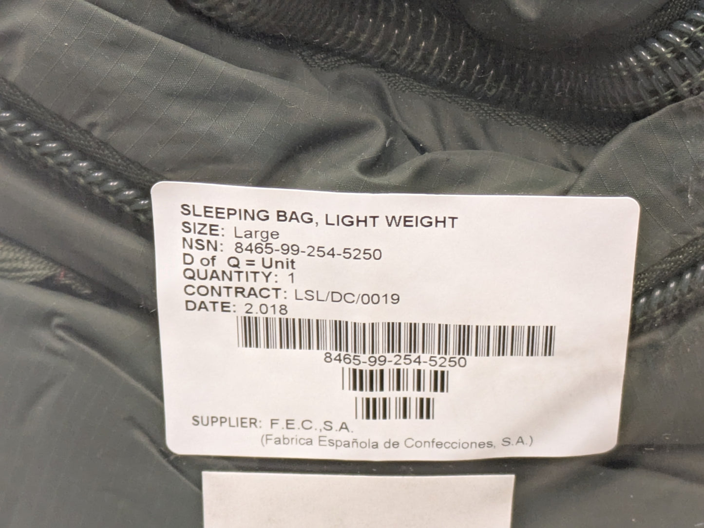 Modular System Lightweight Sleeping Bag - NEW