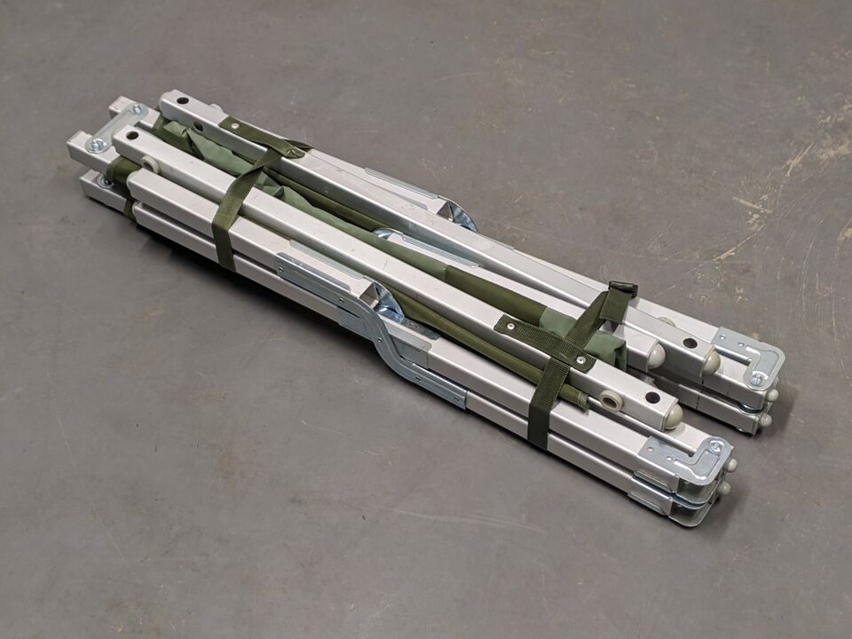 British Army MK3 Folding Aluminium Cot Camp Bed