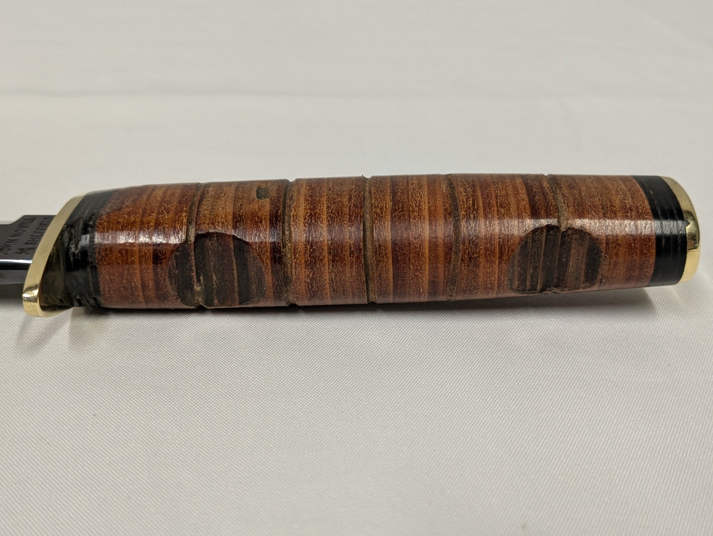 John Nowill & Sons Leather Handle Israeli Army Commando Knife with Sheath
