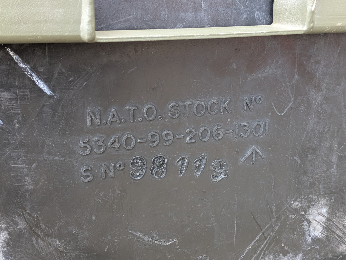 British Army 680L Water Bowser Tank with Frame