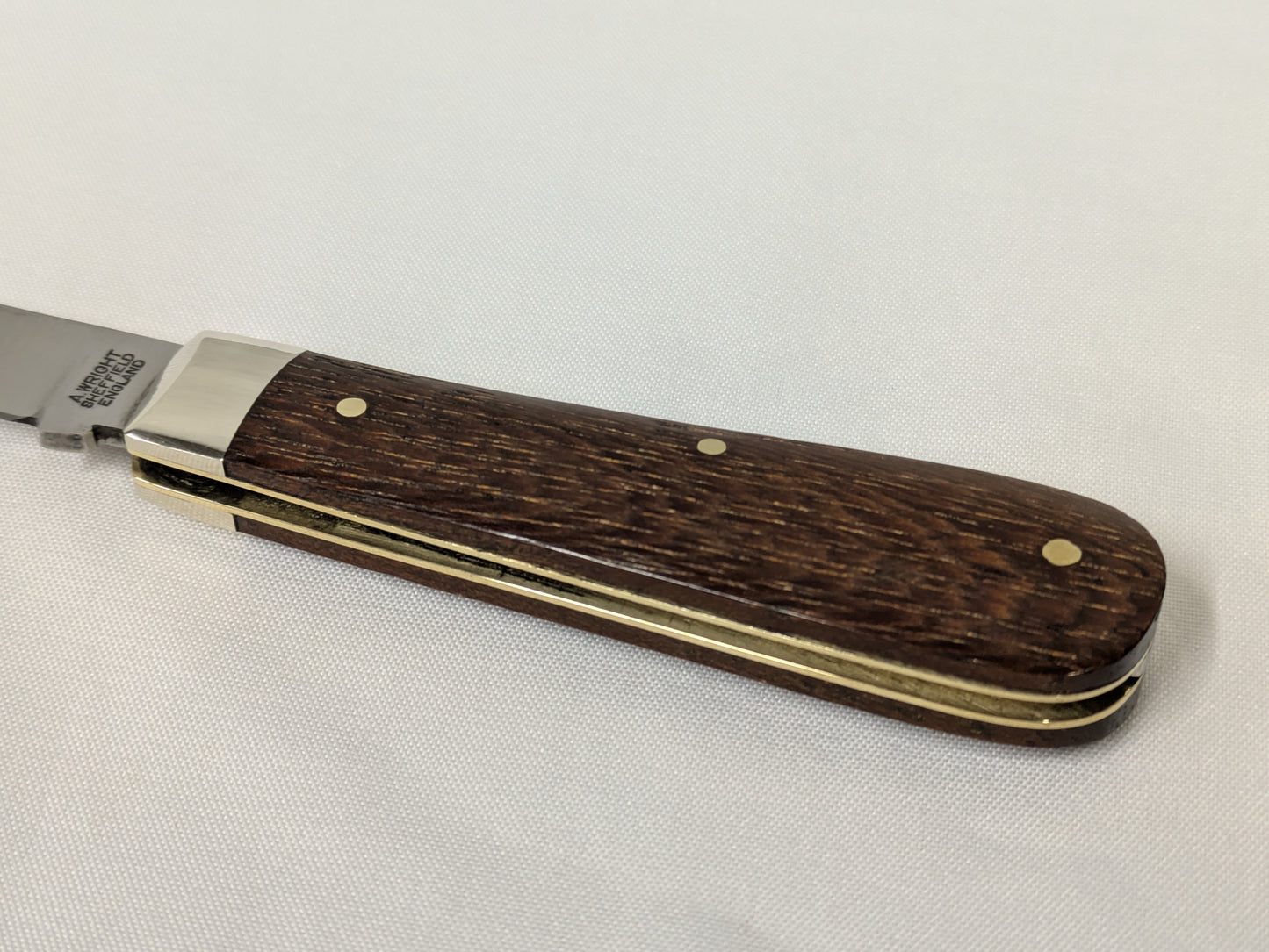 Arthur Wright & Sons Lambfoot Rosewood Handle Folding Pocket Knife