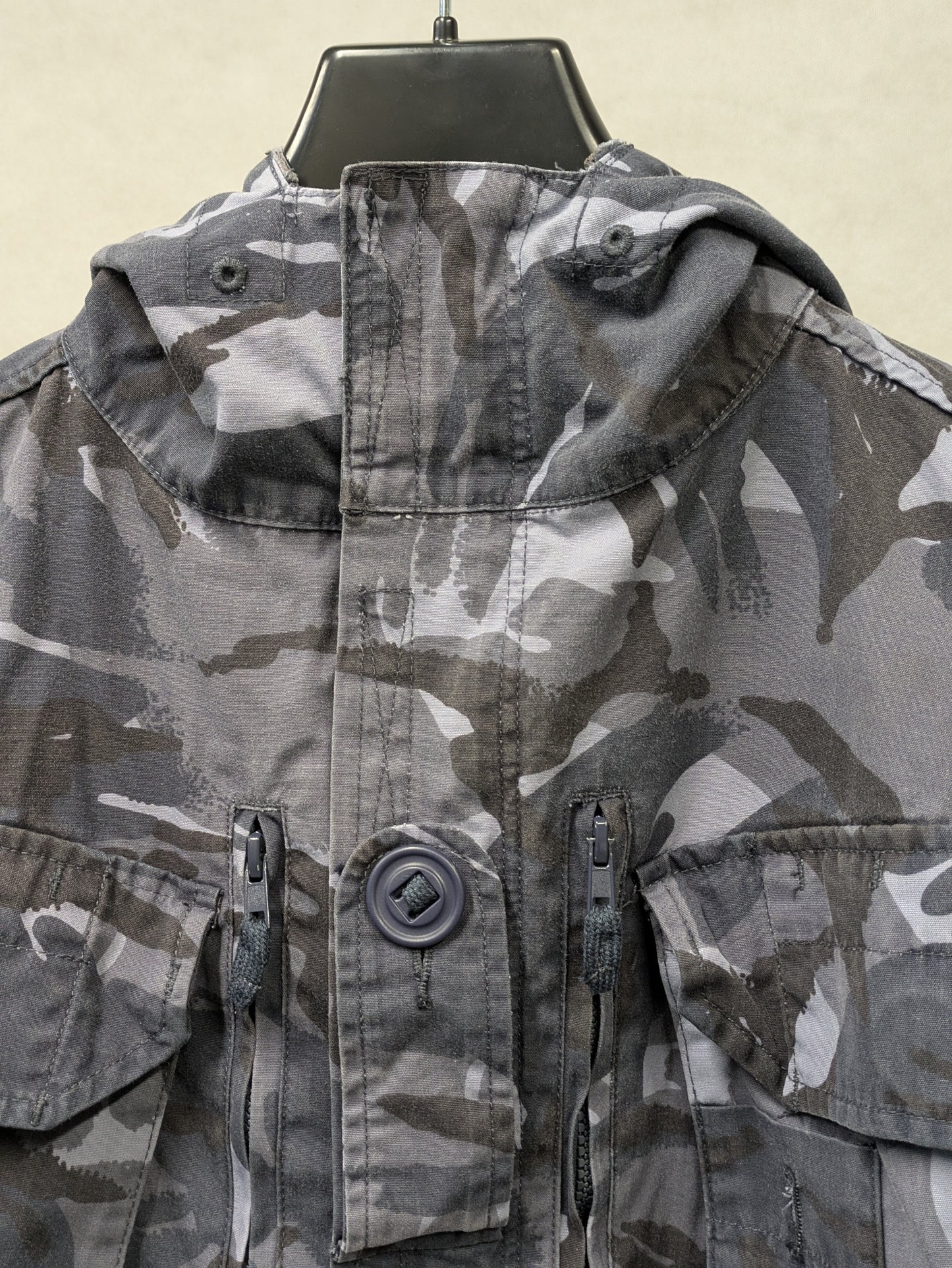 British Army OPFOR Blue DPM Camo Windproof Combat Smock Jacket - 180/96