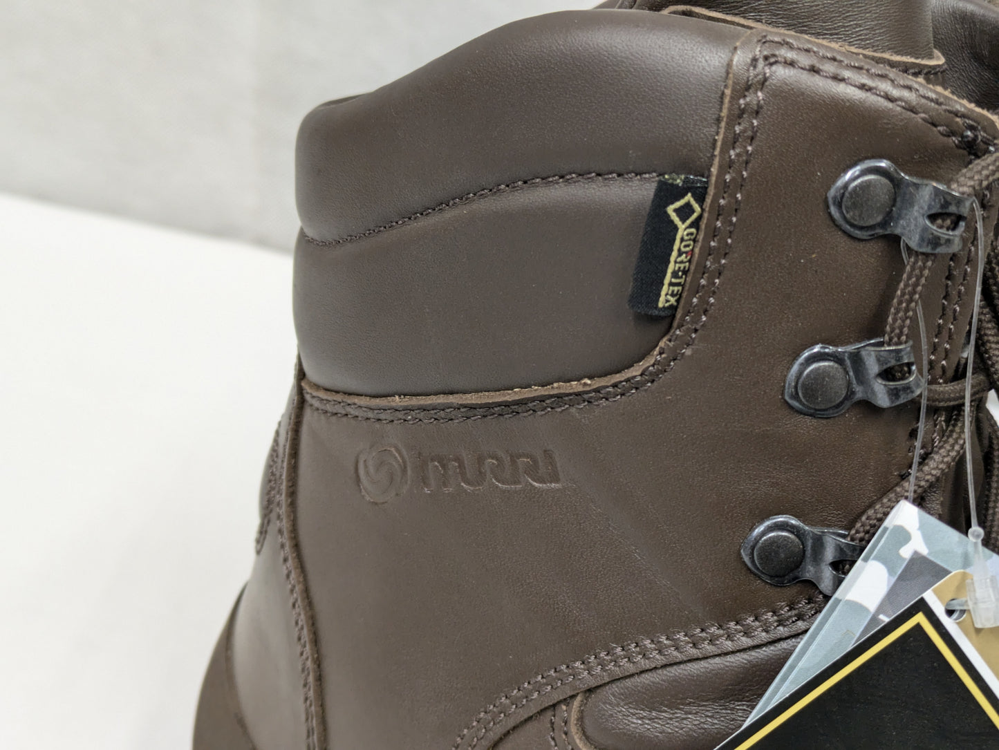 Iturri Brown Leather Goretex Cold Wet Weather Combat Boots