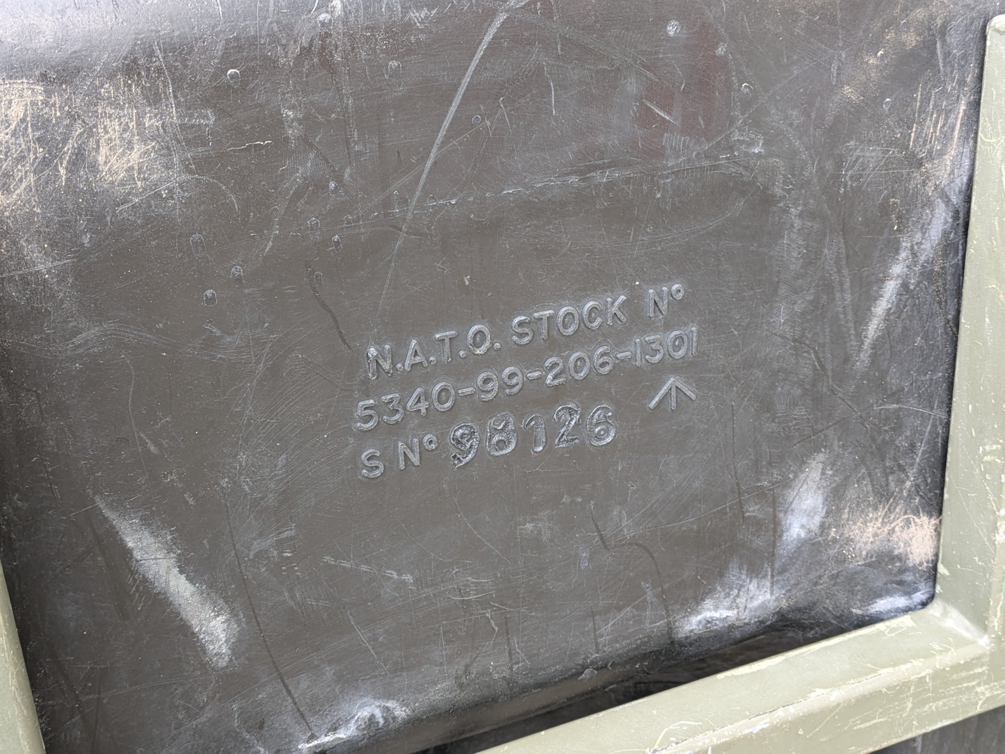 British Army 680L Water Bowser Tank with Frame