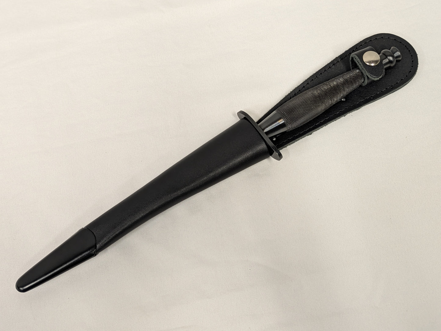 John Nowill & Sons Fairbairn Sykes Black Commando Knife 1st Pattern with Sheath
