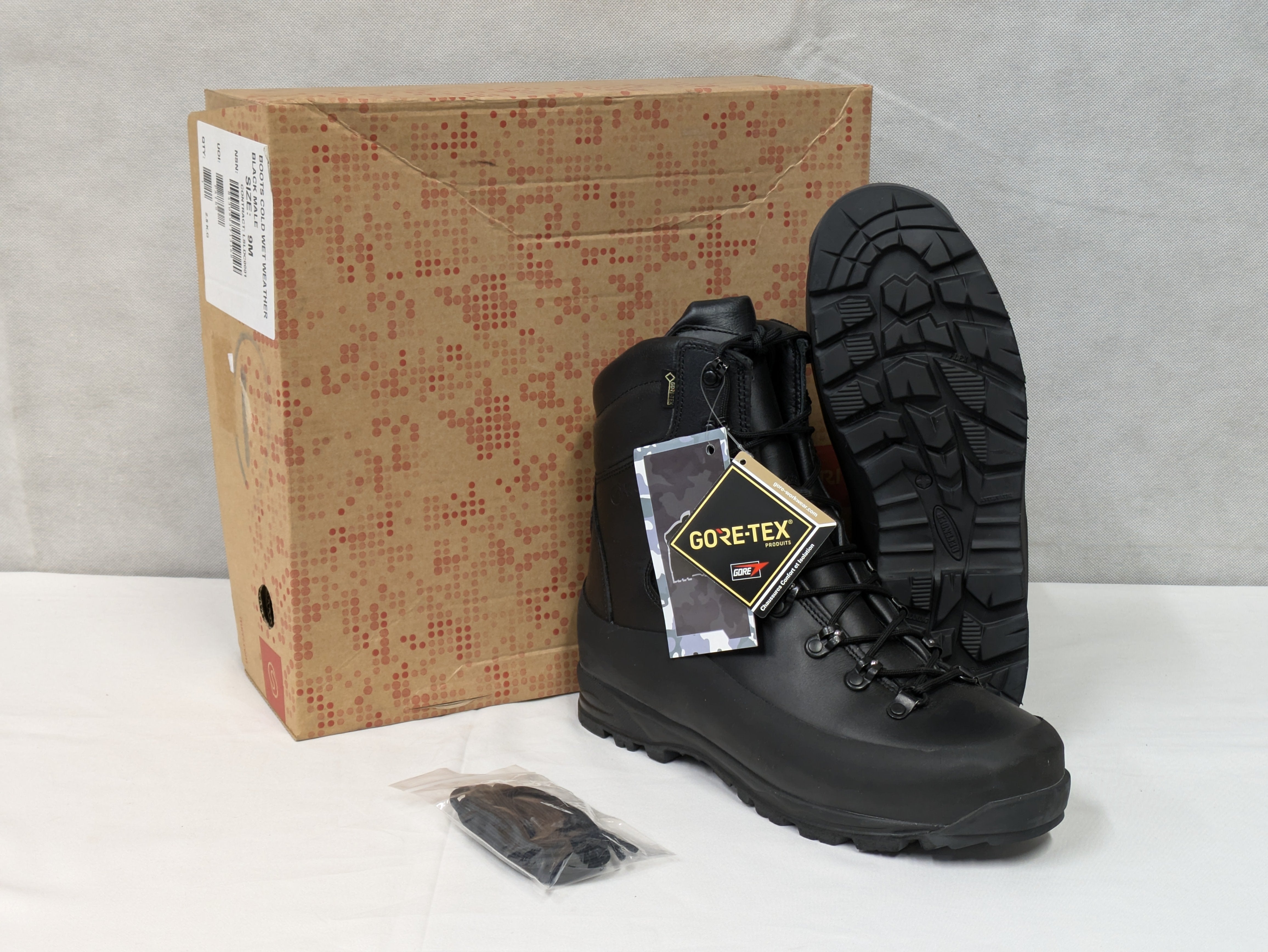 Iturri Leather Goretex Cold Wet Weather Combat Patrol Boots Desert