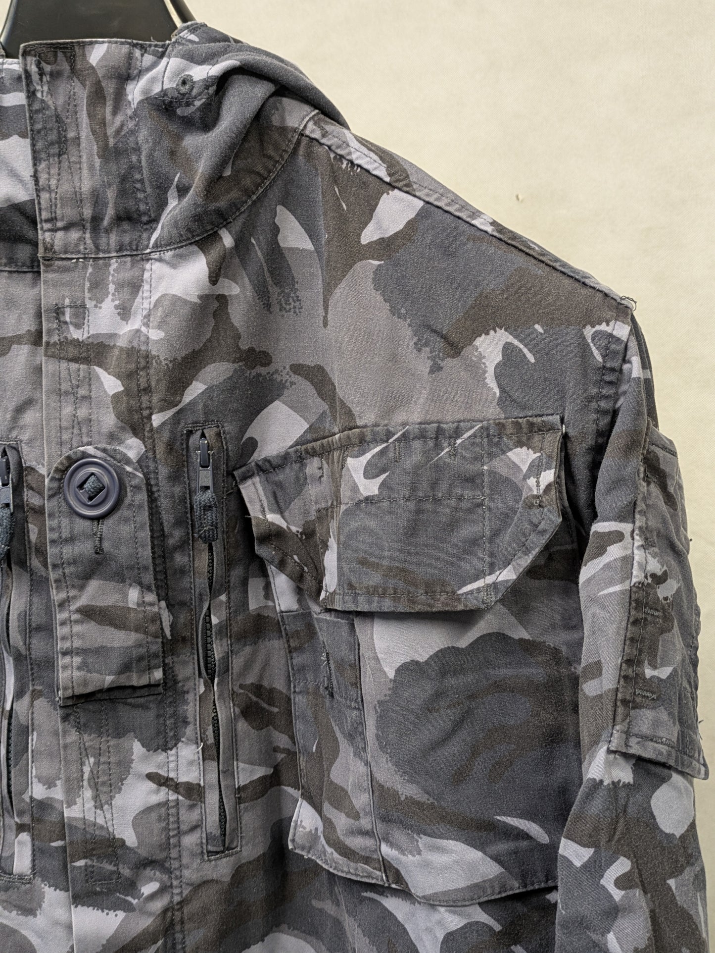 British Army OPFOR Blue DPM Camo Windproof Combat Smock Jacket - 180/96