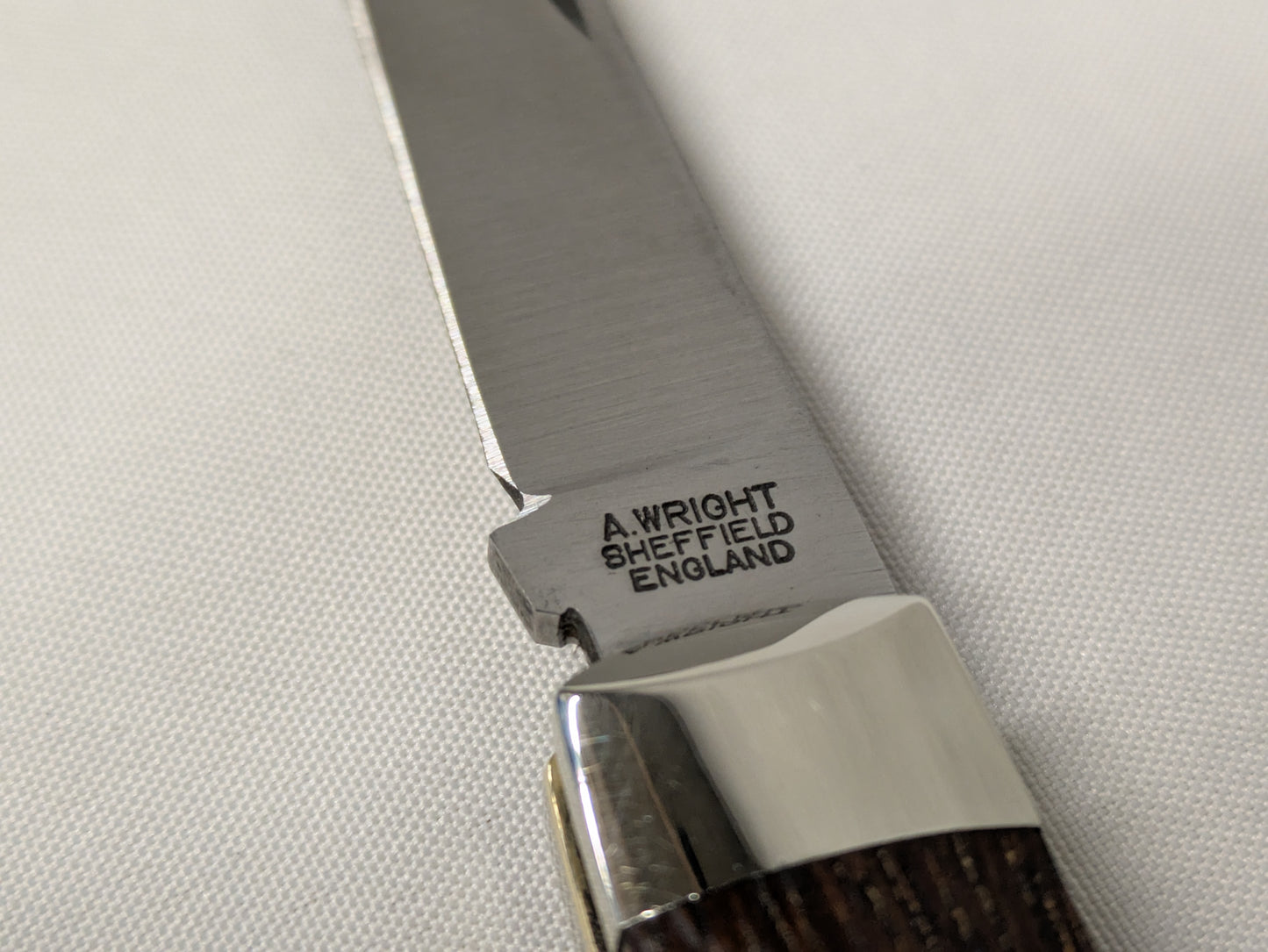 Arthur Wright & Sons Lambfoot Rosewood Handle Folding Pocket Knife