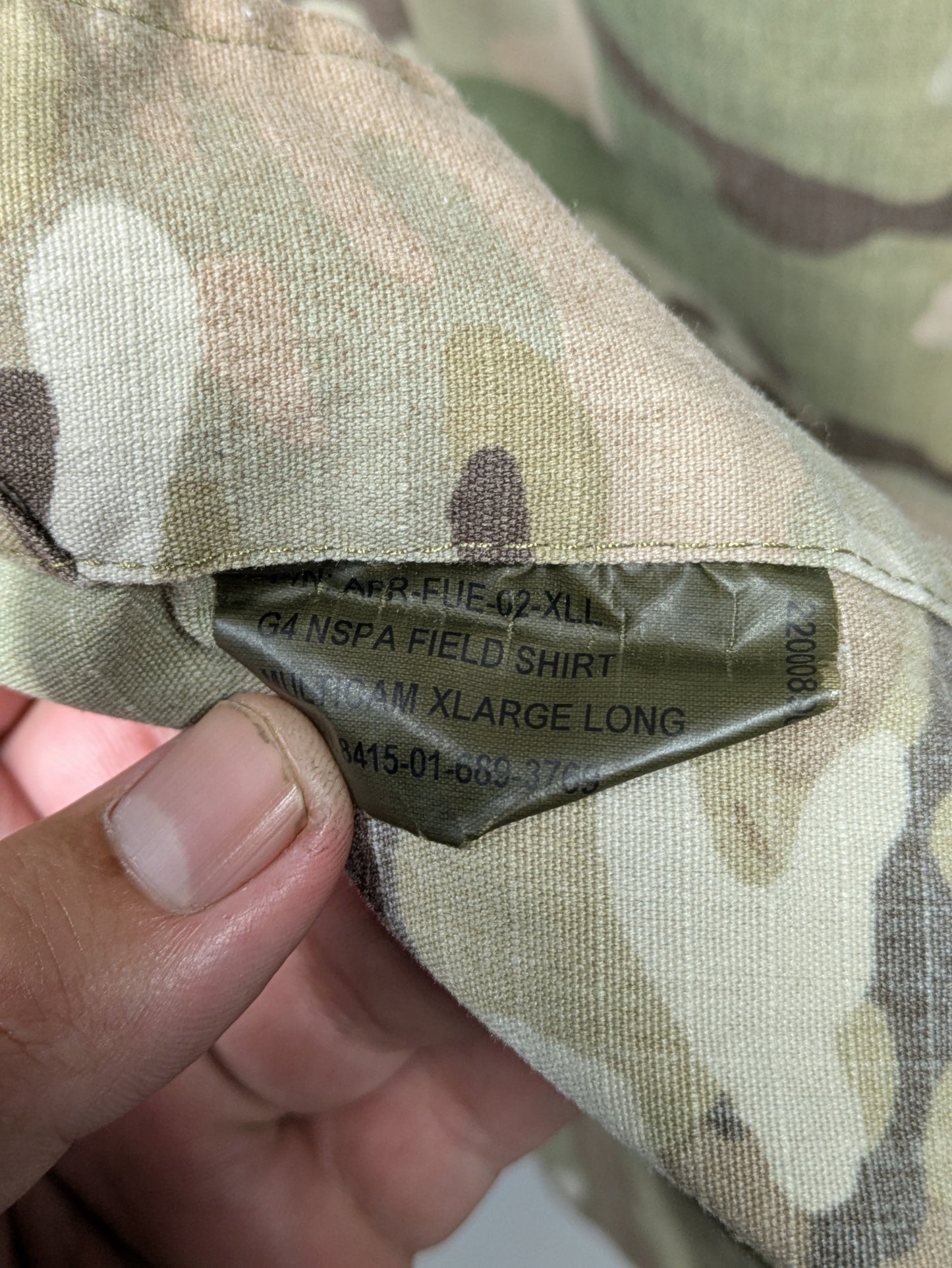 Crye Precision Multicam NSPA G4 Field Shirt - X Large Long XL L