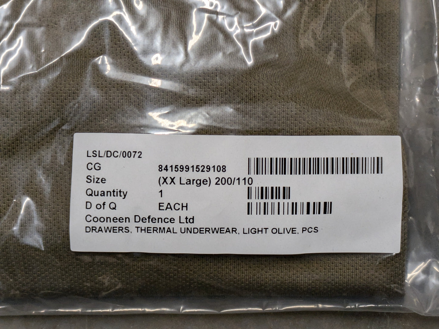 PCS Cold Weather Winter Thermal Underwear Drawer Long Johns