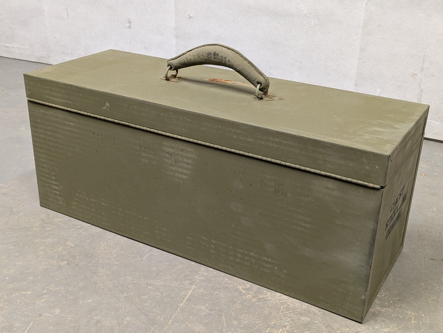 US Military M6 Lockable Portable MBC Tool Box - World War II - Dated 1942