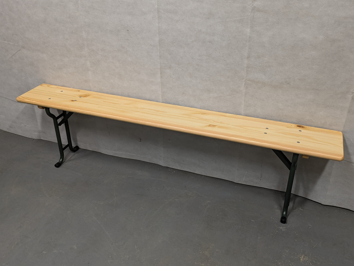 British Army Wooden Trestle Folding Bench - NEW