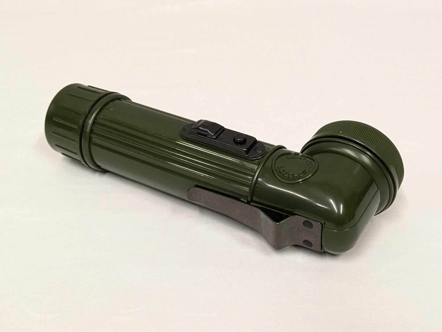 British Army Green Right Angle Flashlight Torch