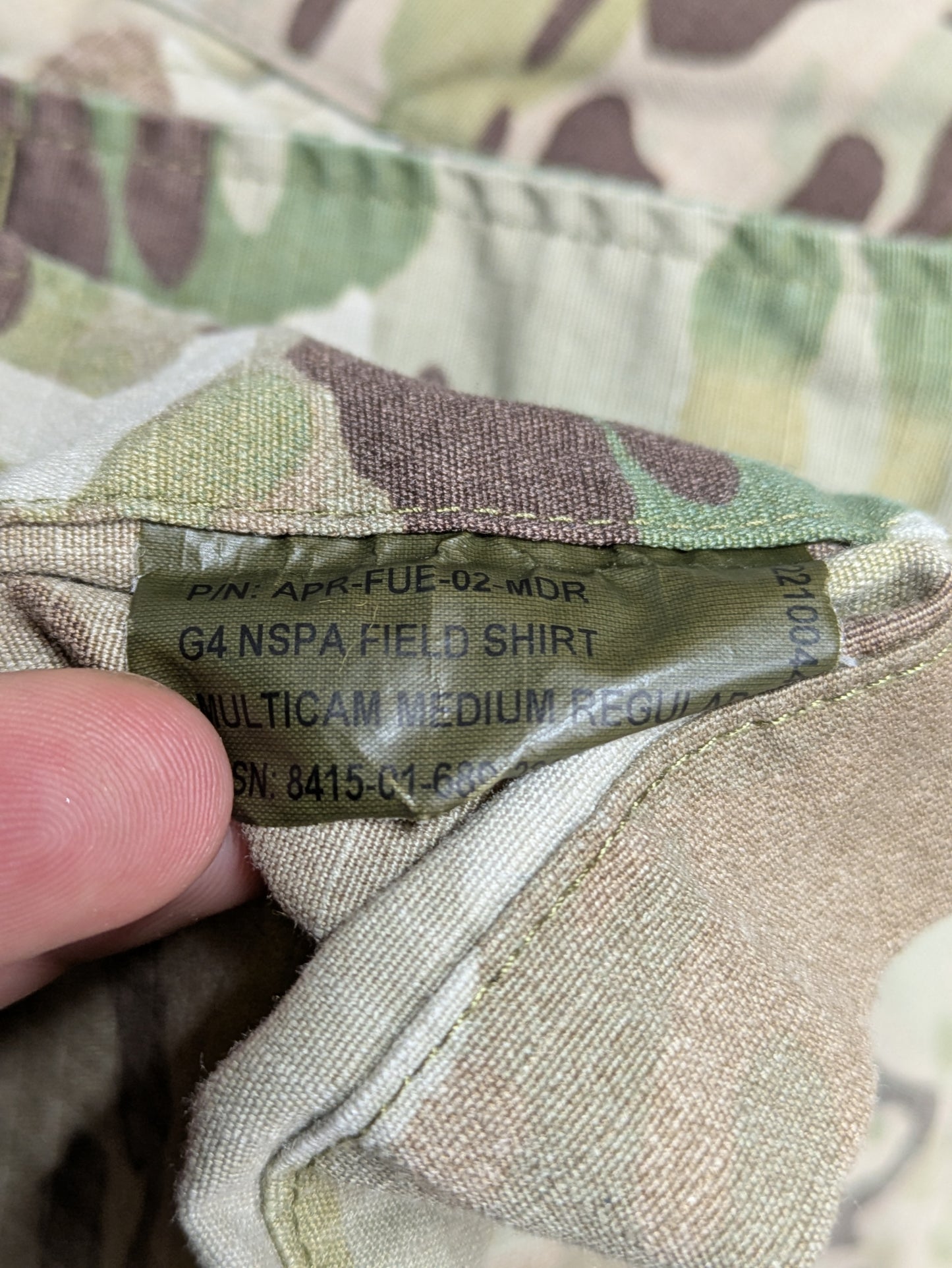 Crye Precision Multicam NSPA G4 Field Shirt - Medium Regular MD R