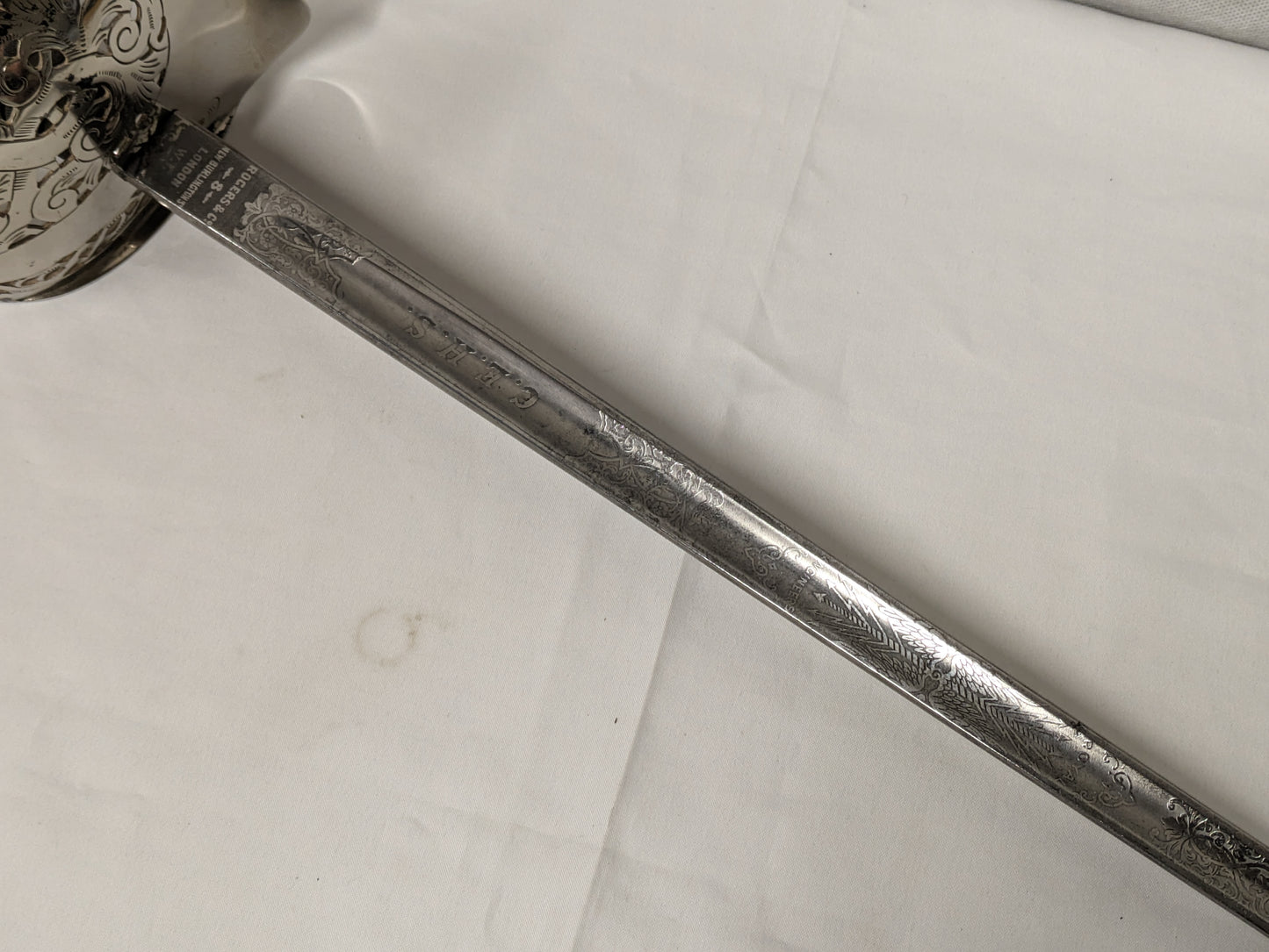 British 1897 Pattern Royal Engineers Officers Sword - Rogers & Co 15591