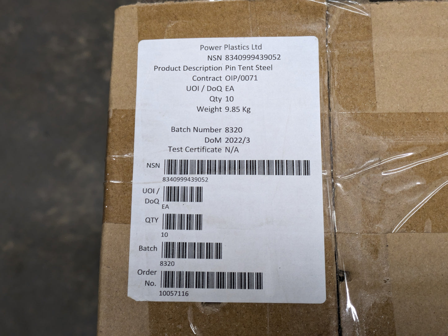 Heavy Duty Steel Tent Marquee Shelter Storm Pegs - Army