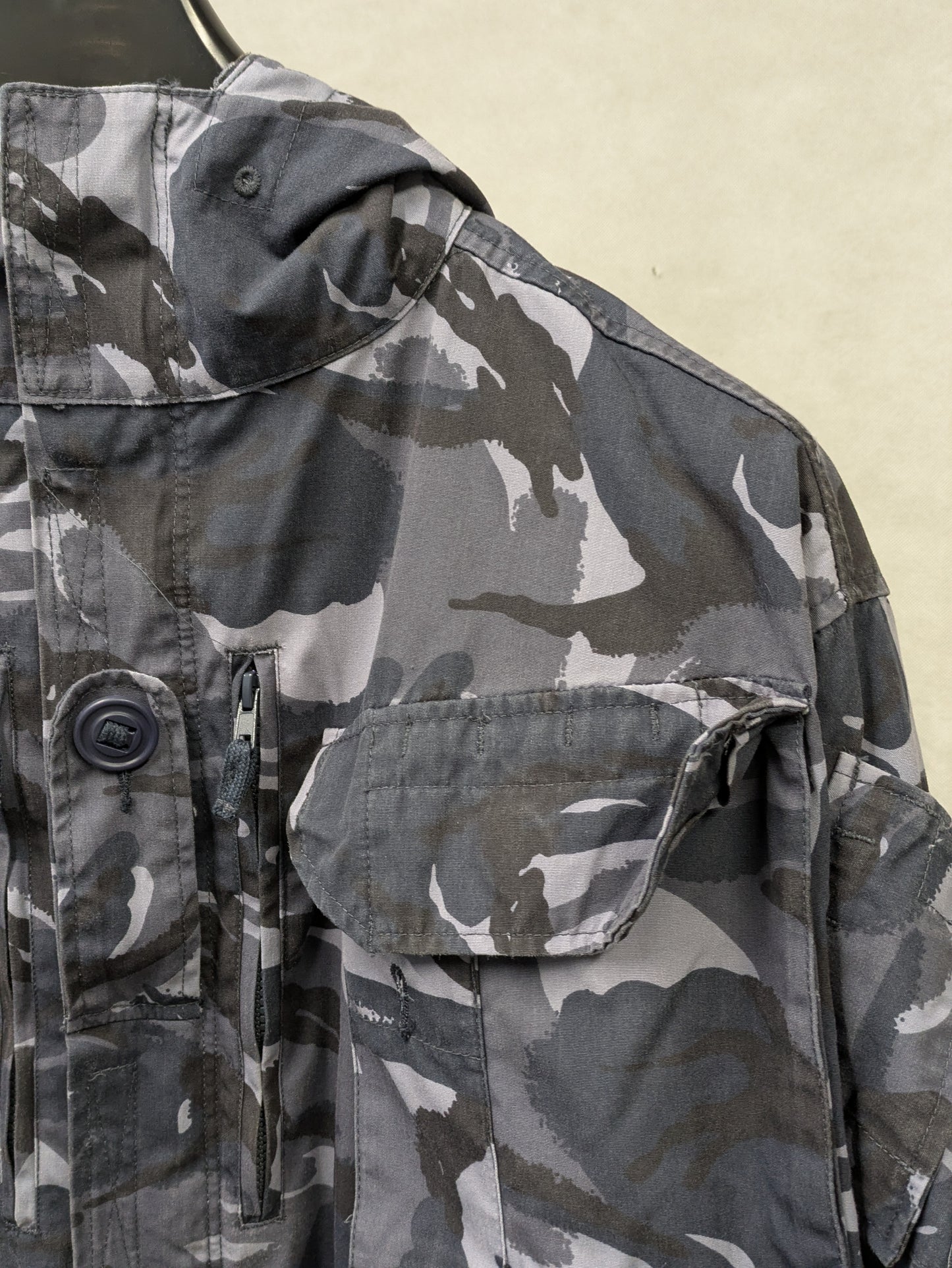 British Army OPFOR Blue DPM Camo Windproof Combat Smock Jacket - 190/120