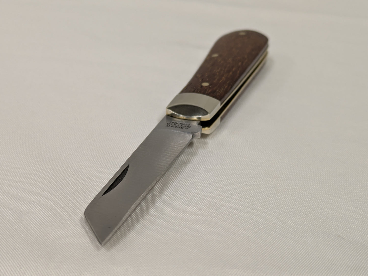 Arthur Wright & Sons Lambfoot Rosewood Handle Folding Pocket Knife