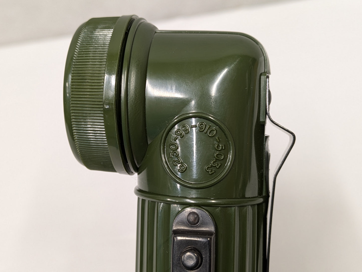 British Army Green Right Angle Flashlight Torch