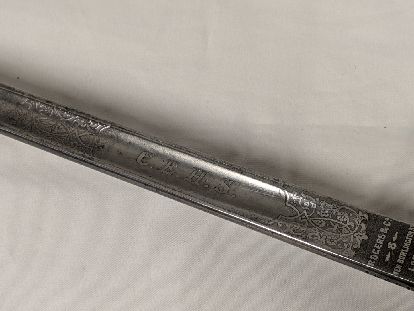 British 1897 Pattern Royal Engineers Officers Sword - Rogers & Co 15591