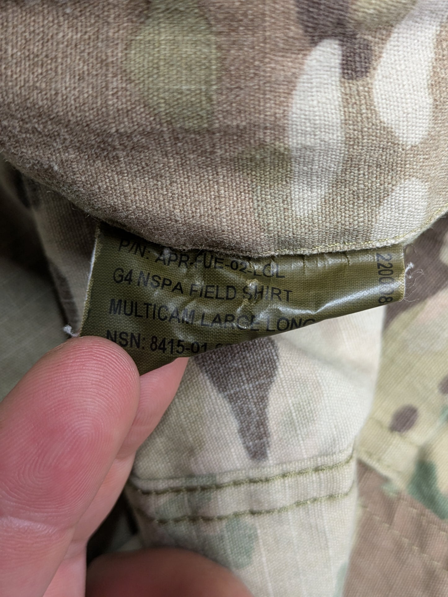 Crye Precision Multicam NSPA G4 Field Shirt - Large Long LG L