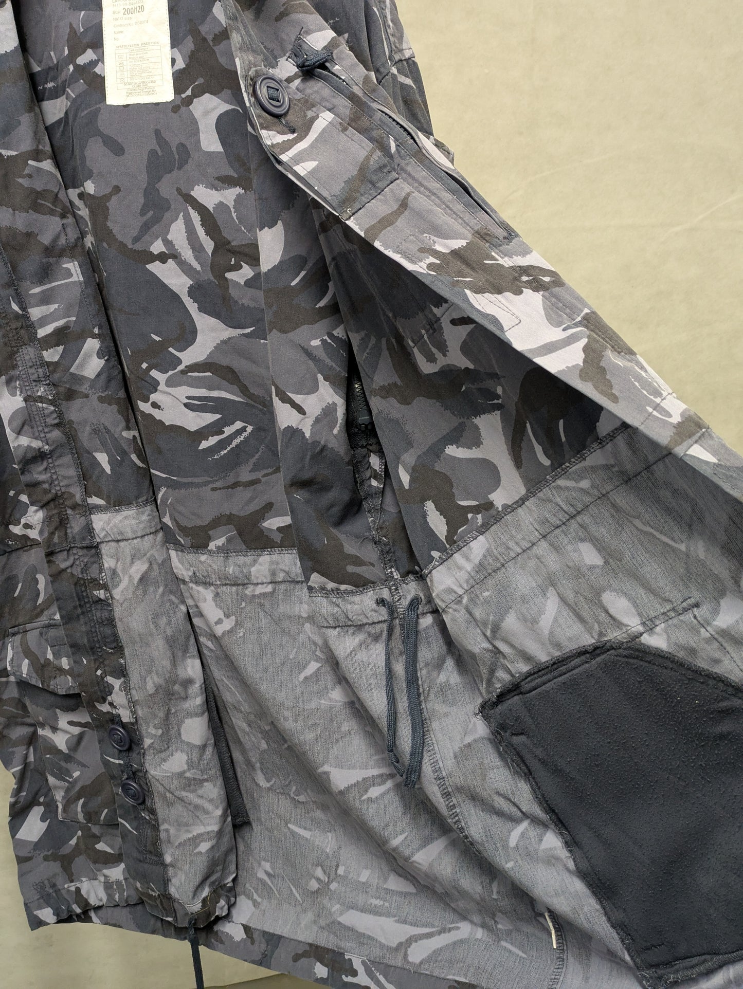 British Army OPFOR Blue DPM Camo Windproof Combat Smock Jacket - 200/120
