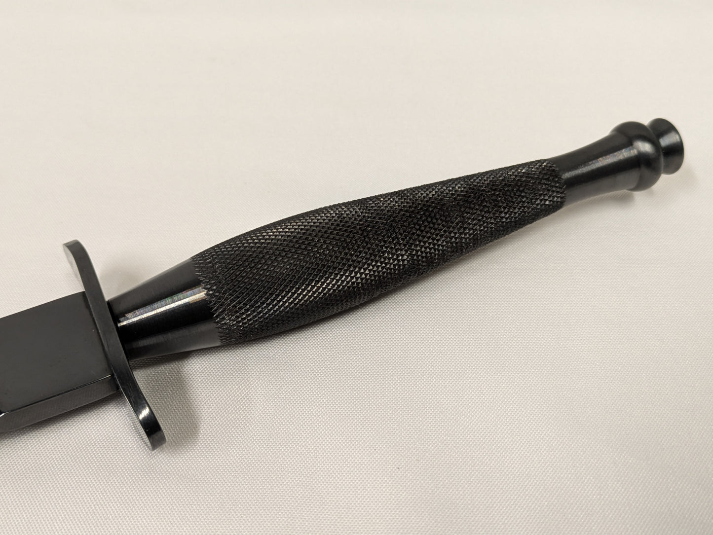 John Nowill & Sons Fairbairn Sykes Black Commando Knife 1st Pattern with Sheath