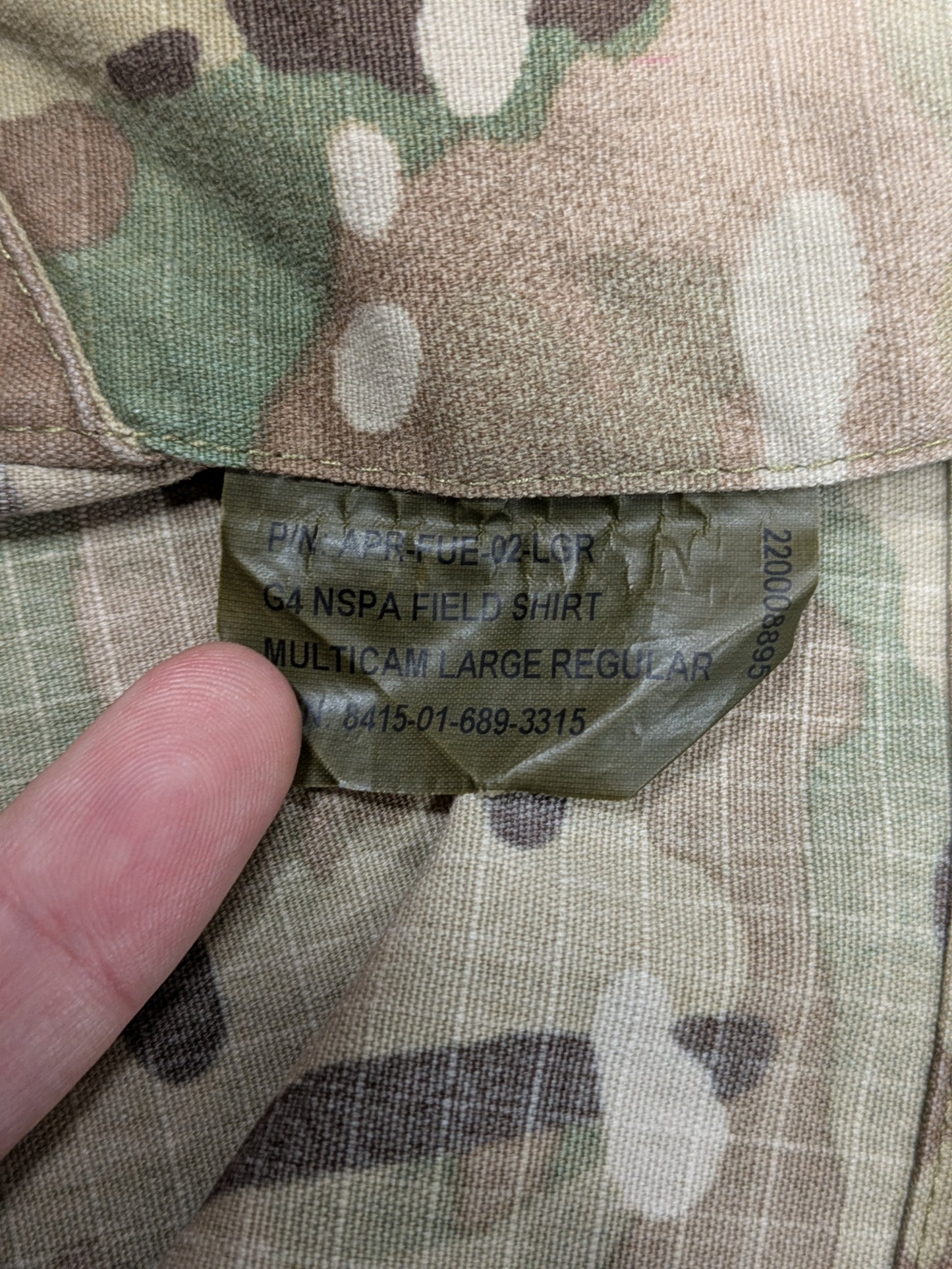 Crye Precision Multicam NSPA G4 Field Shirt - Large Regular LG R