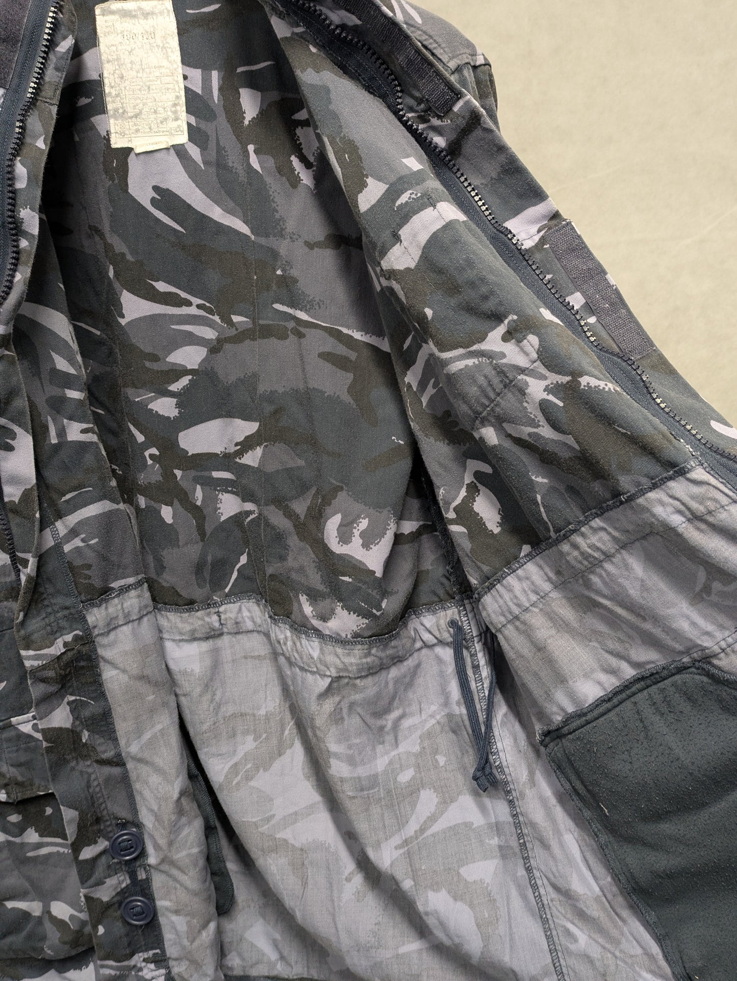 British Army OPFOR Blue DPM Camo Windproof Combat Smock Jacket - 190/120