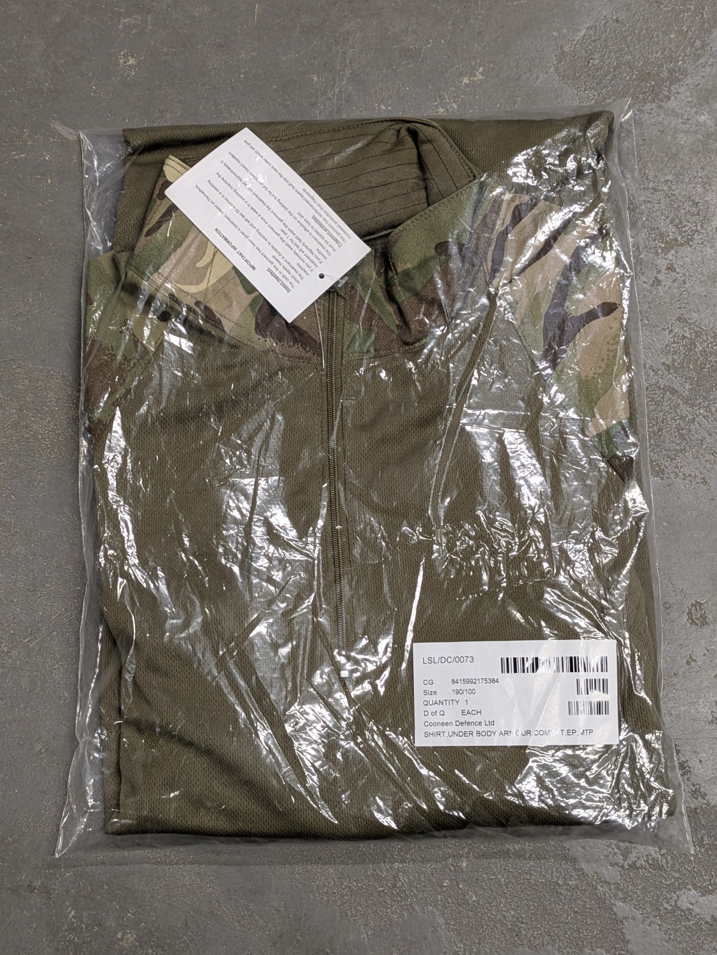 MTP UBAC Under Body Armour Combat Shirt EP