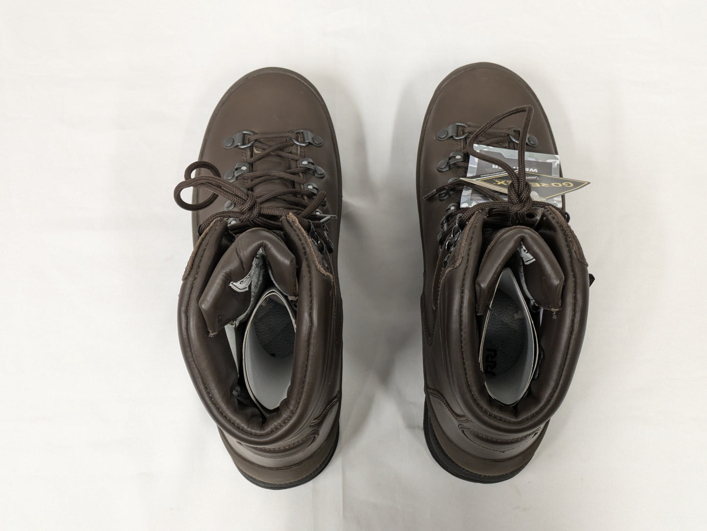 Iturri Brown Leather Goretex Cold Wet Weather Combat Boots