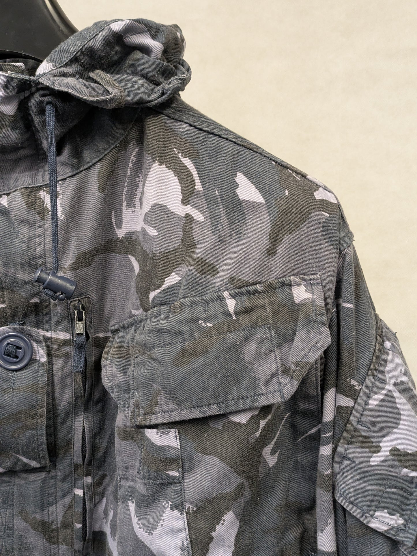 British Army OPFOR Blue DPM Camo Windproof Combat Smock Jacket - 190/120
