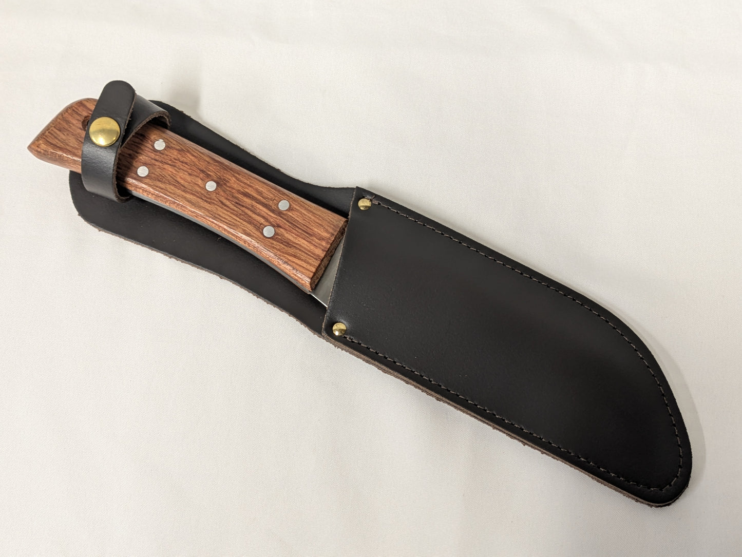 MOD Wooden Handle Riggers Knife with Sheath