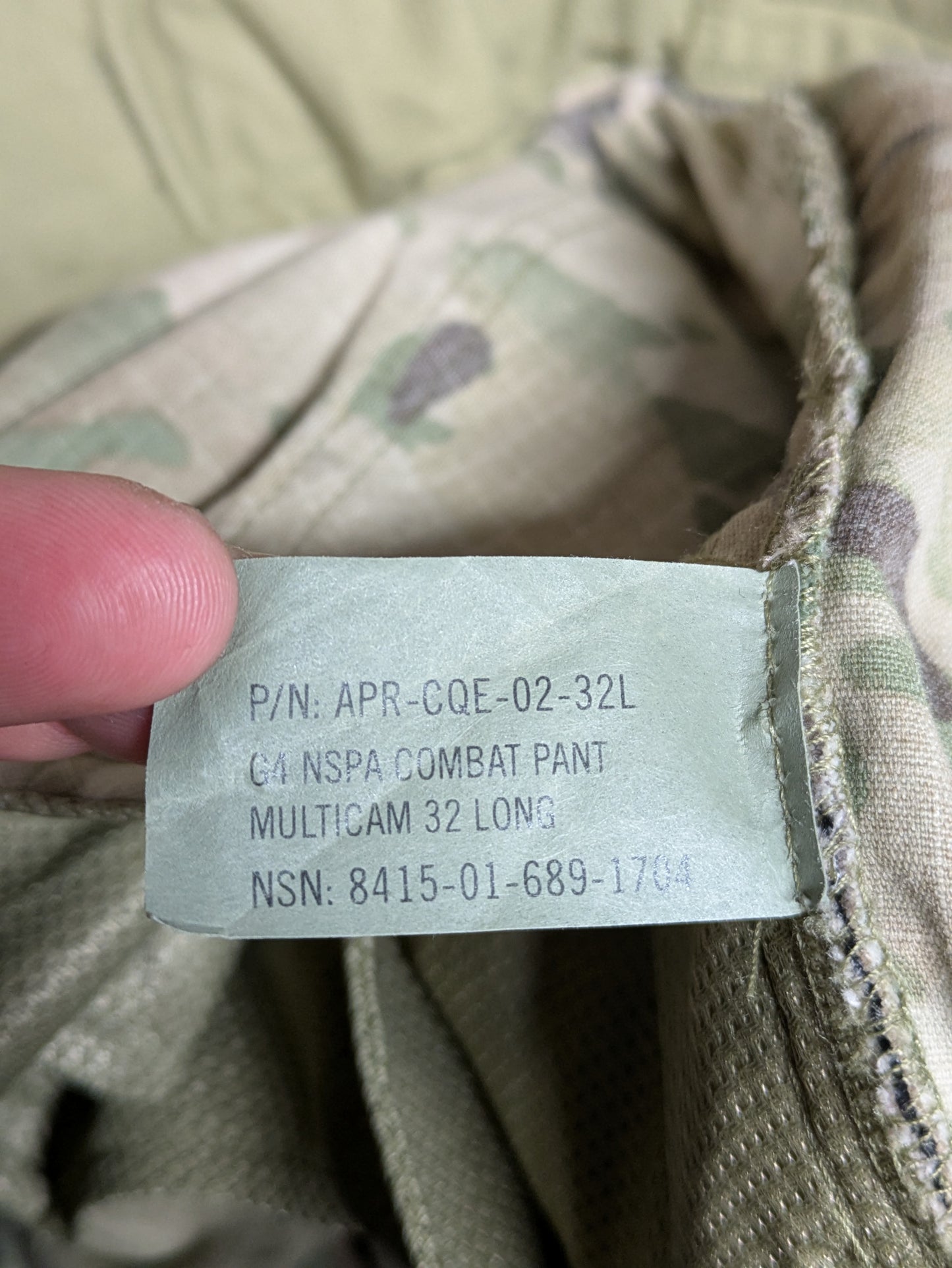 Crye Precision Multicam NSPA G4 Combat Trousers - 32 Long 32L