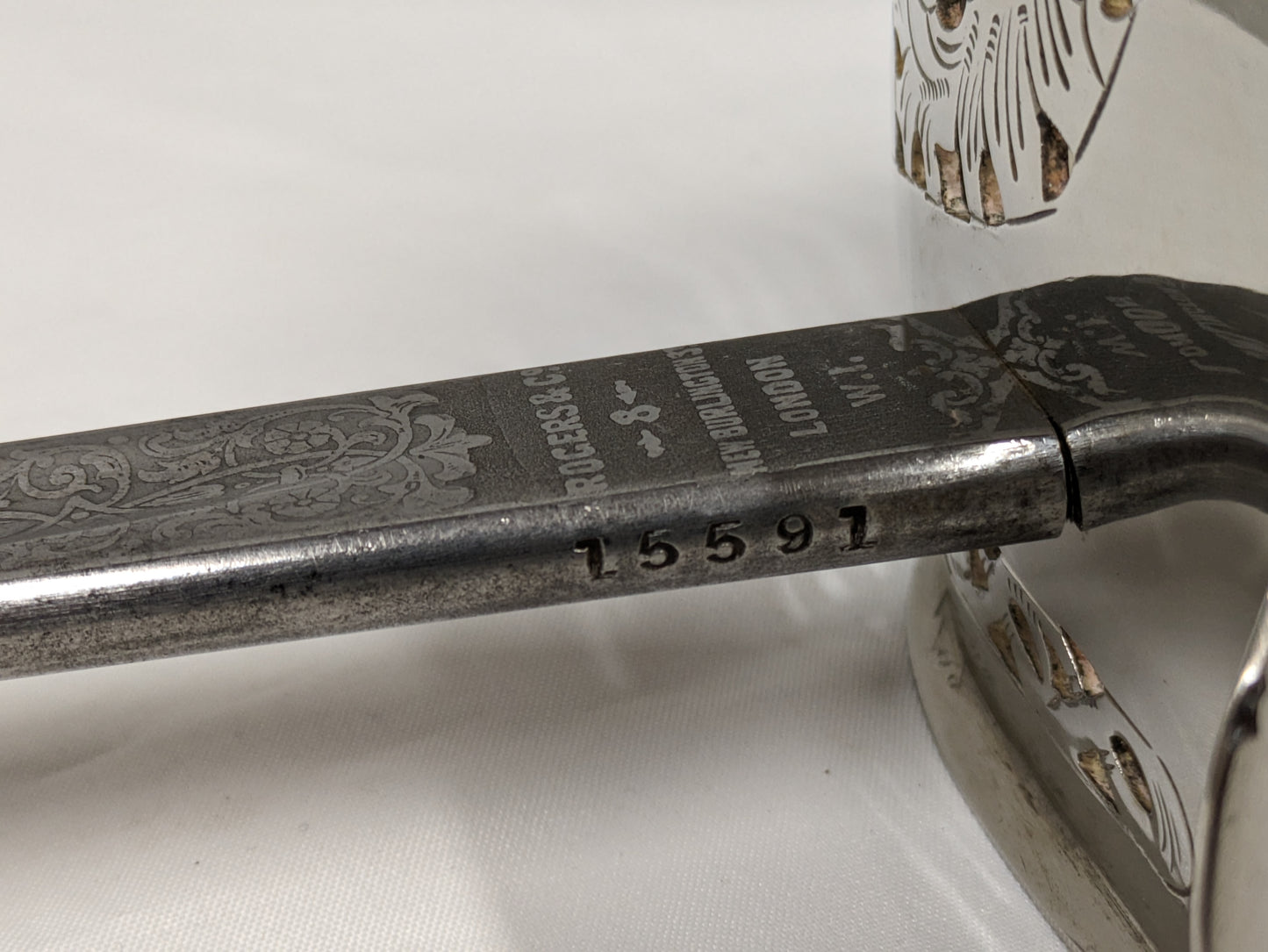 British 1897 Pattern Royal Engineers Officers Sword - Rogers & Co 15591