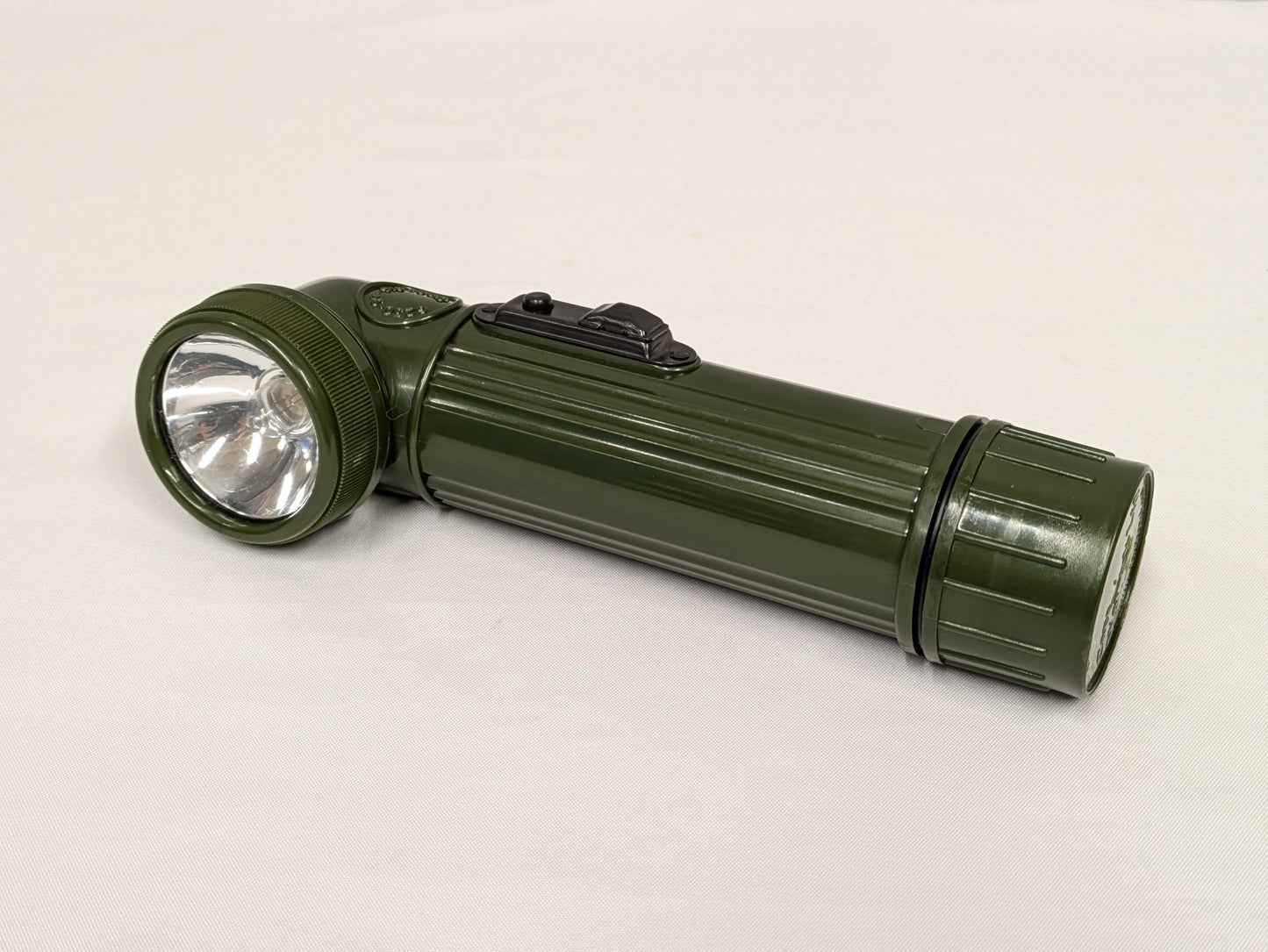 British Army Green Right Angle Flashlight Torch