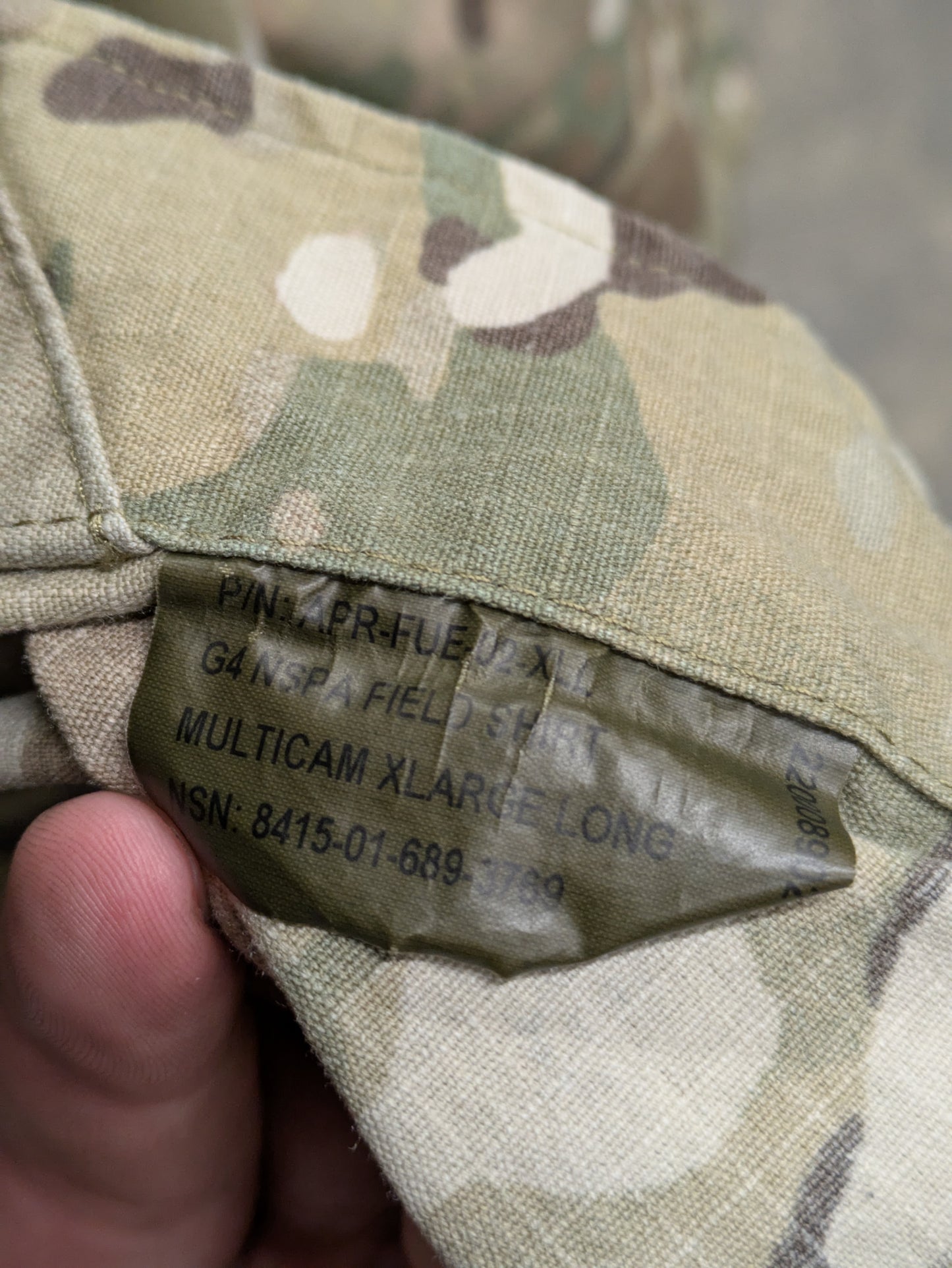 Crye Precision Multicam NSPA G4 Field Shirt - X Large Long XL L