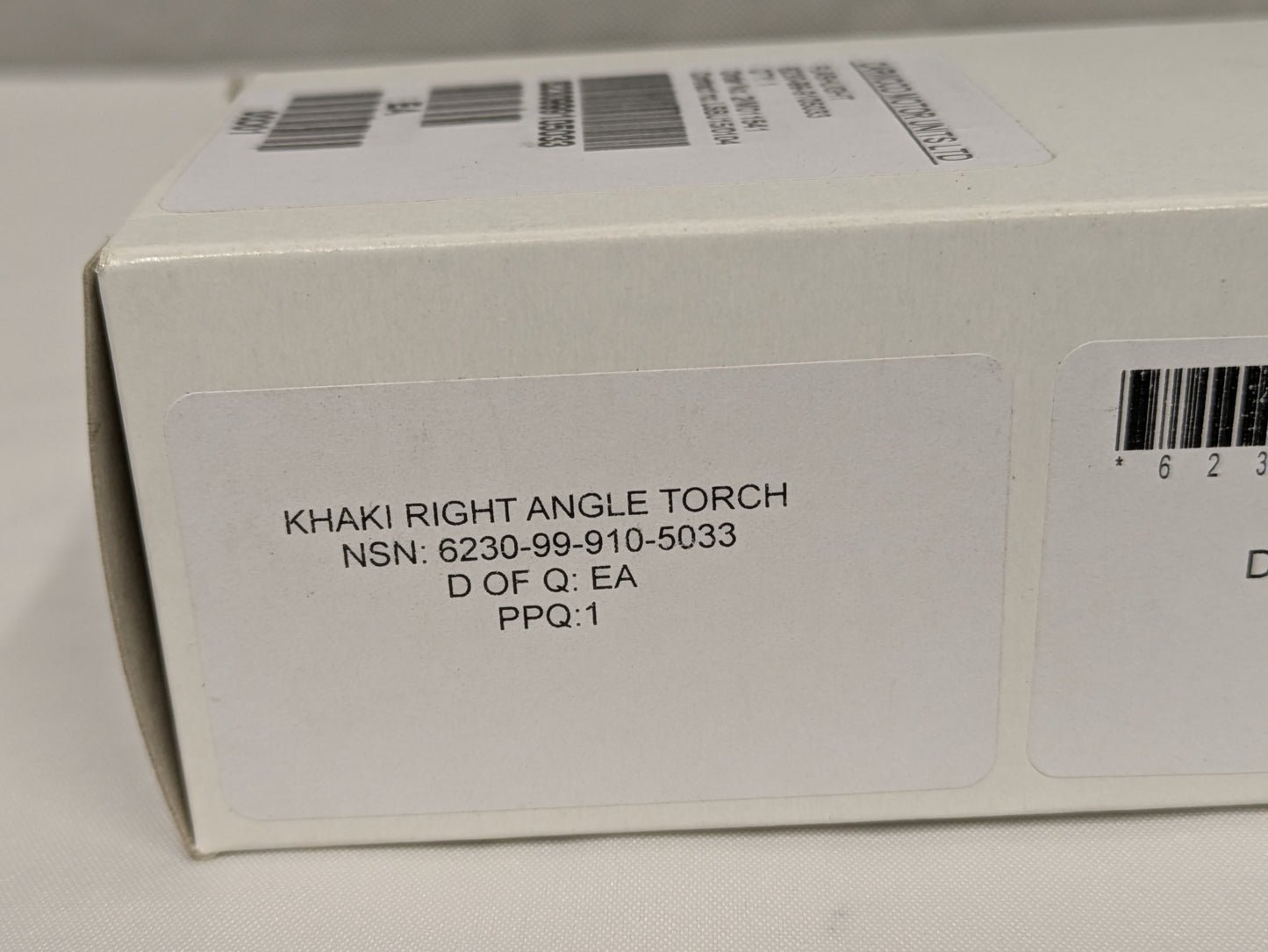 British Army Green Right Angle Flashlight Torch