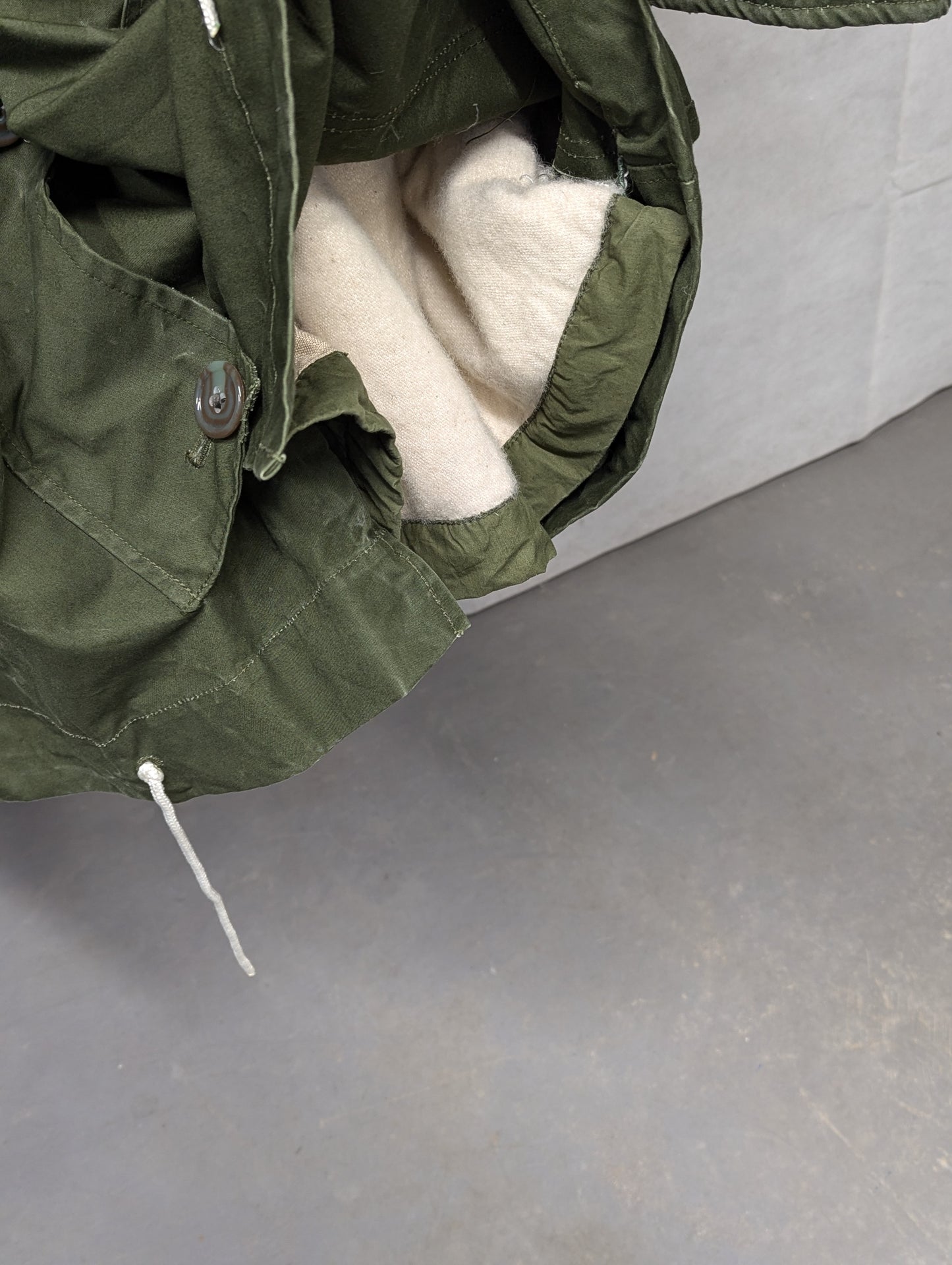 British Army 1951 Pattern Green Ventile Parka Jacket Coat - Size 8