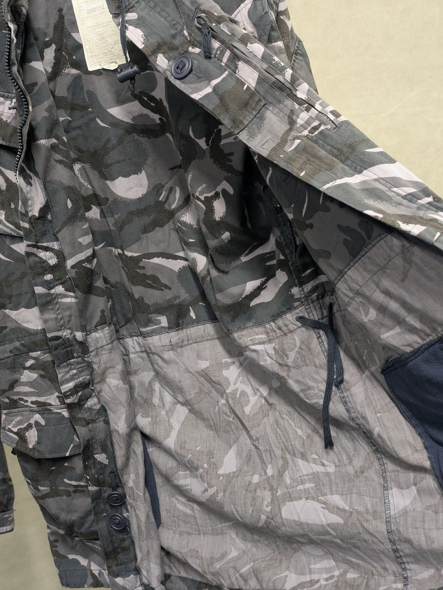 British Army OPFOR Blue DPM Camo Windproof Combat Smock 2 Jacket - 200/112