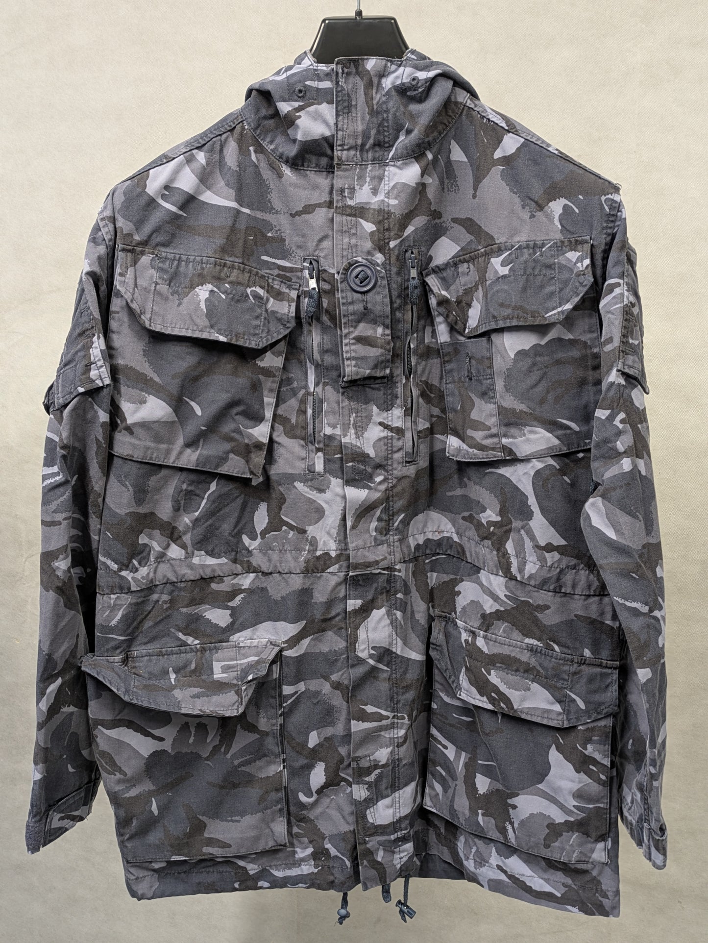 British Army OPFOR Blue DPM Camo Windproof Combat Smock Jacket - 180/96