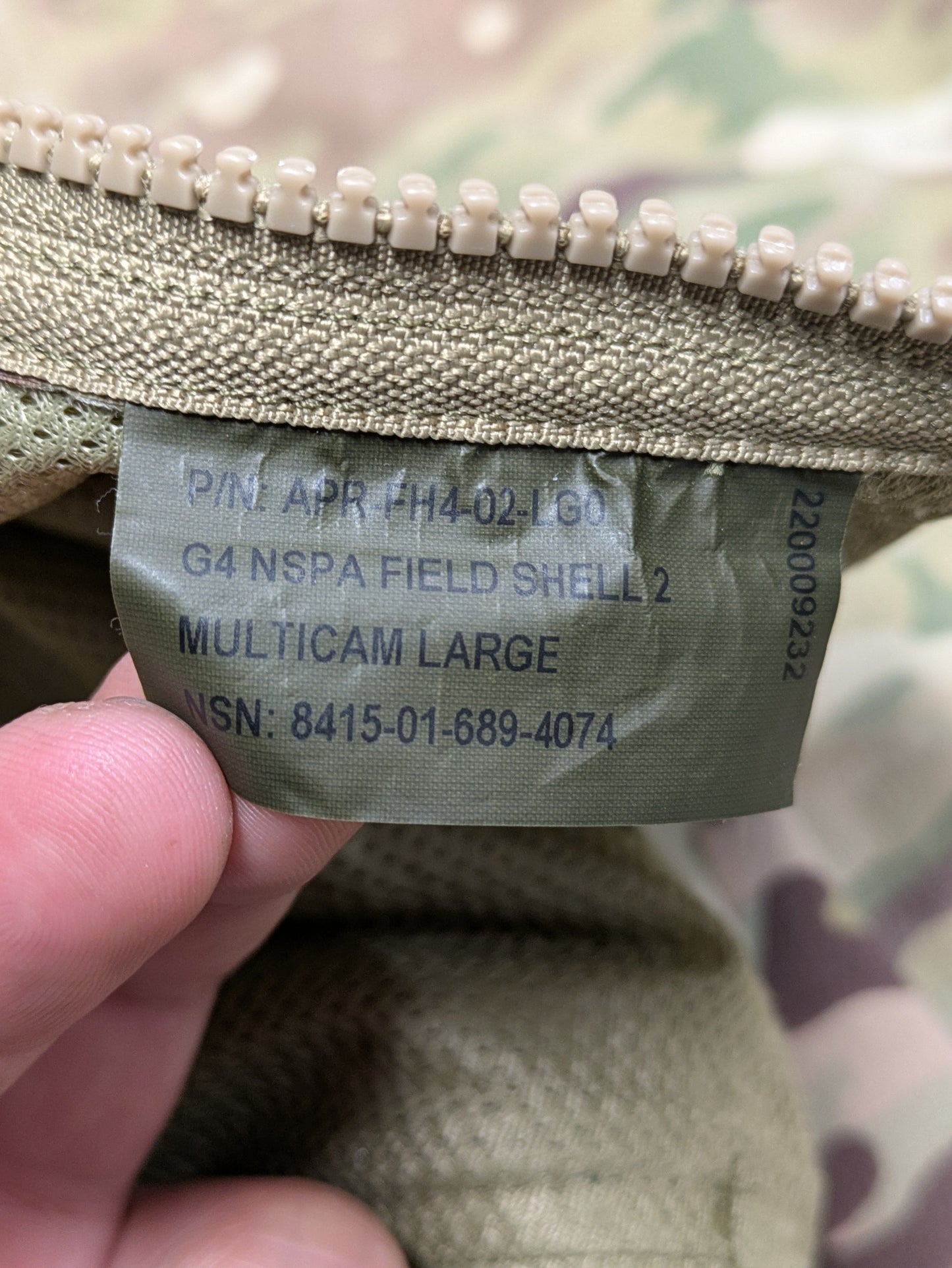 Crye Precision Multicam NSPA Fieldshell 2 Soft Shell Jacket - Large