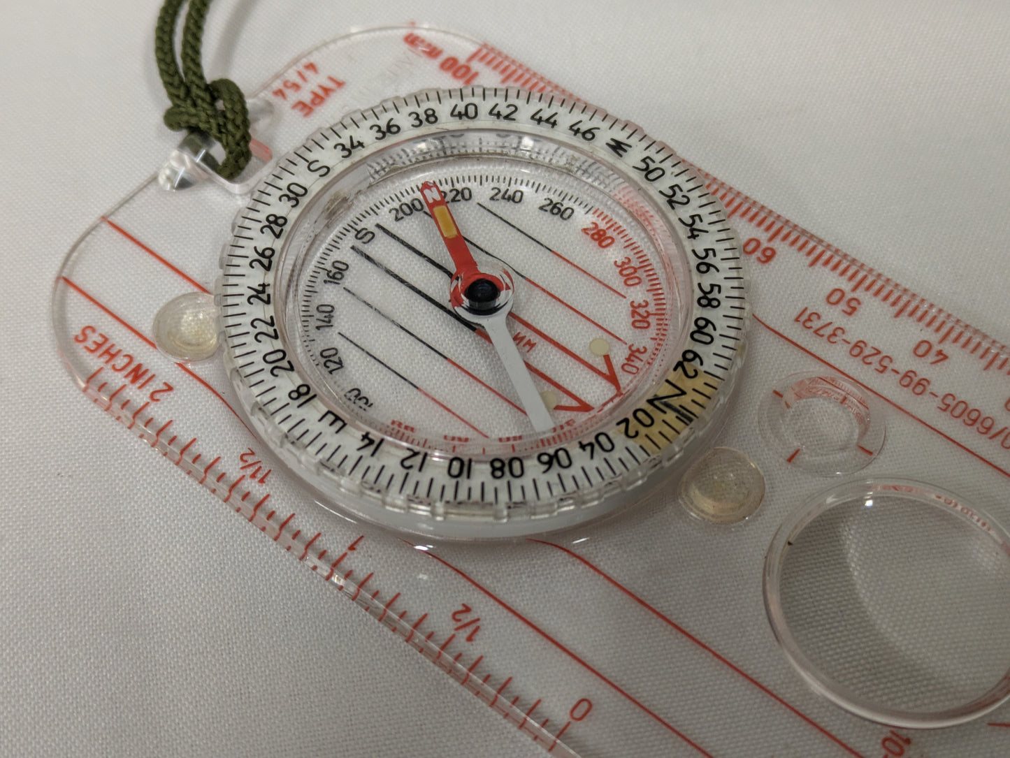 SILVA Type 4/54 Military Map Reading Luminous Compass