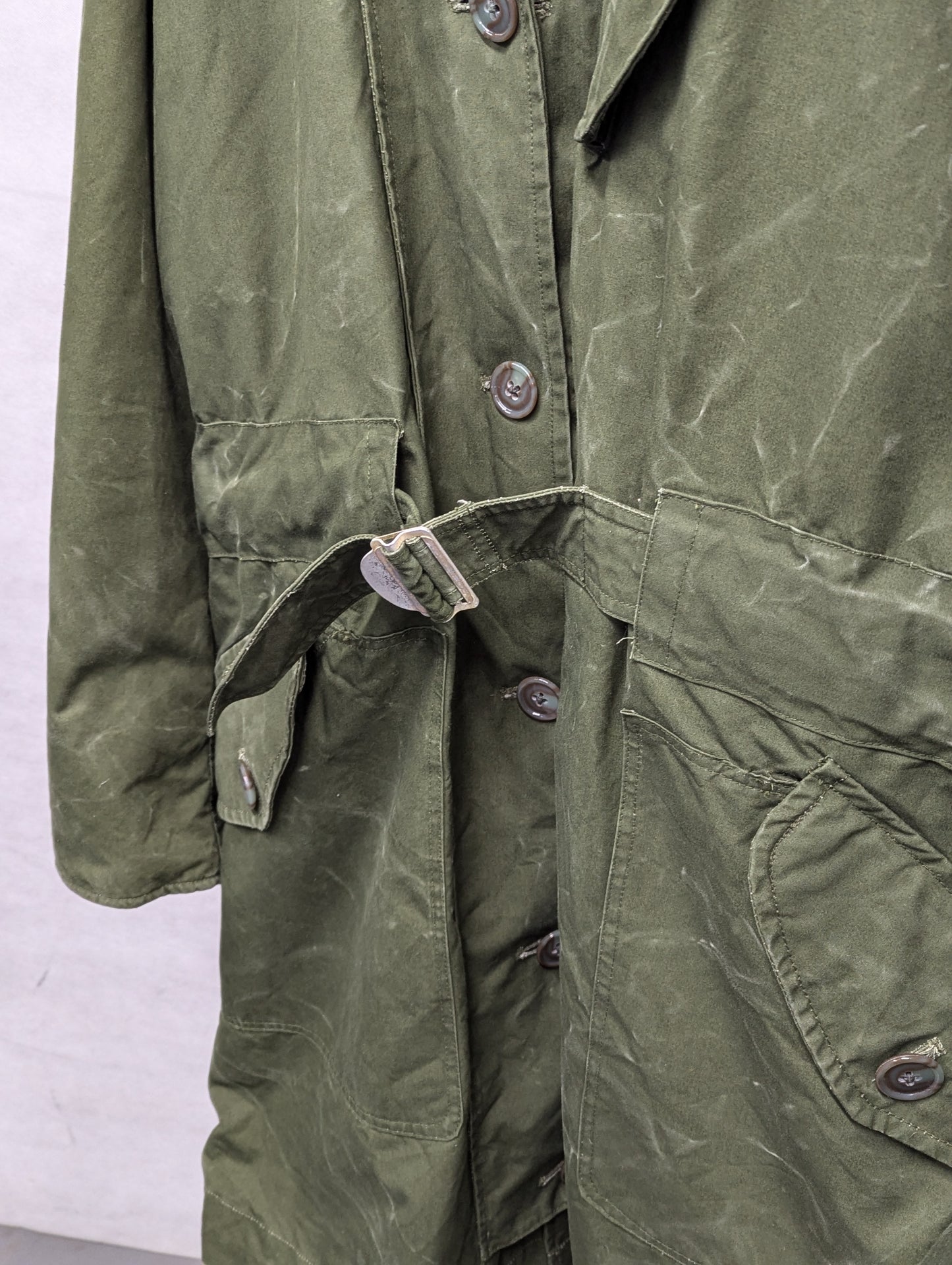 British Army 1951 Pattern Green Ventile Parka Jacket Coat - Size 8