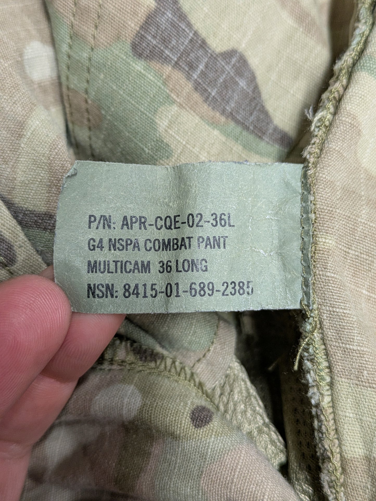 Crye Precision Multicam NSPA G4 Combat Trousers - 36 Long 36L