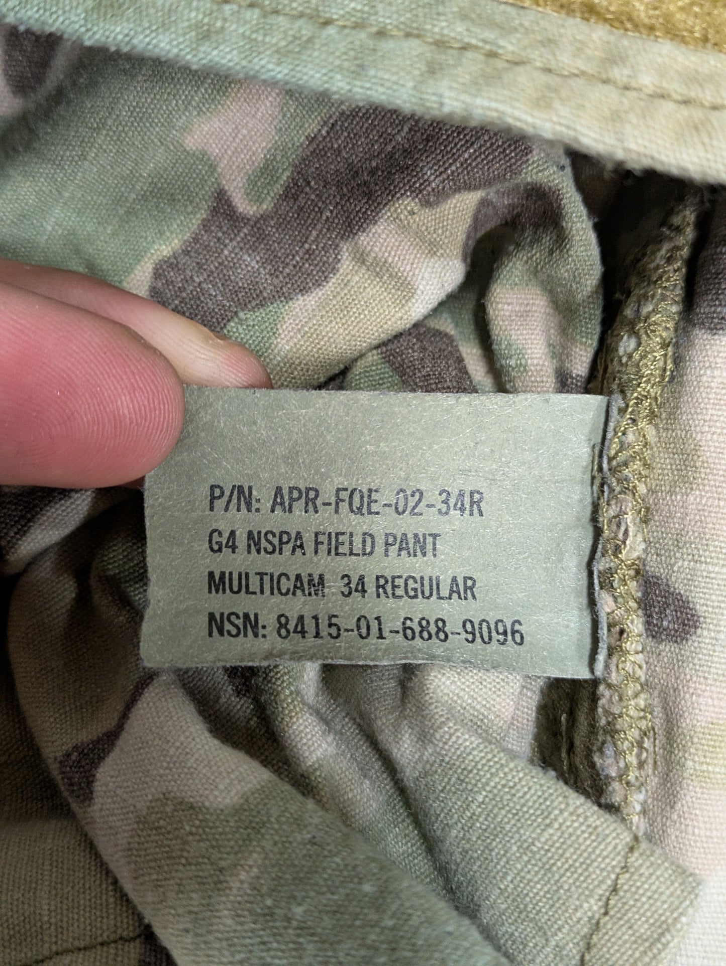 Crye Precision Multicam NSPA G4 Field Trousers - 34 Regular 34R