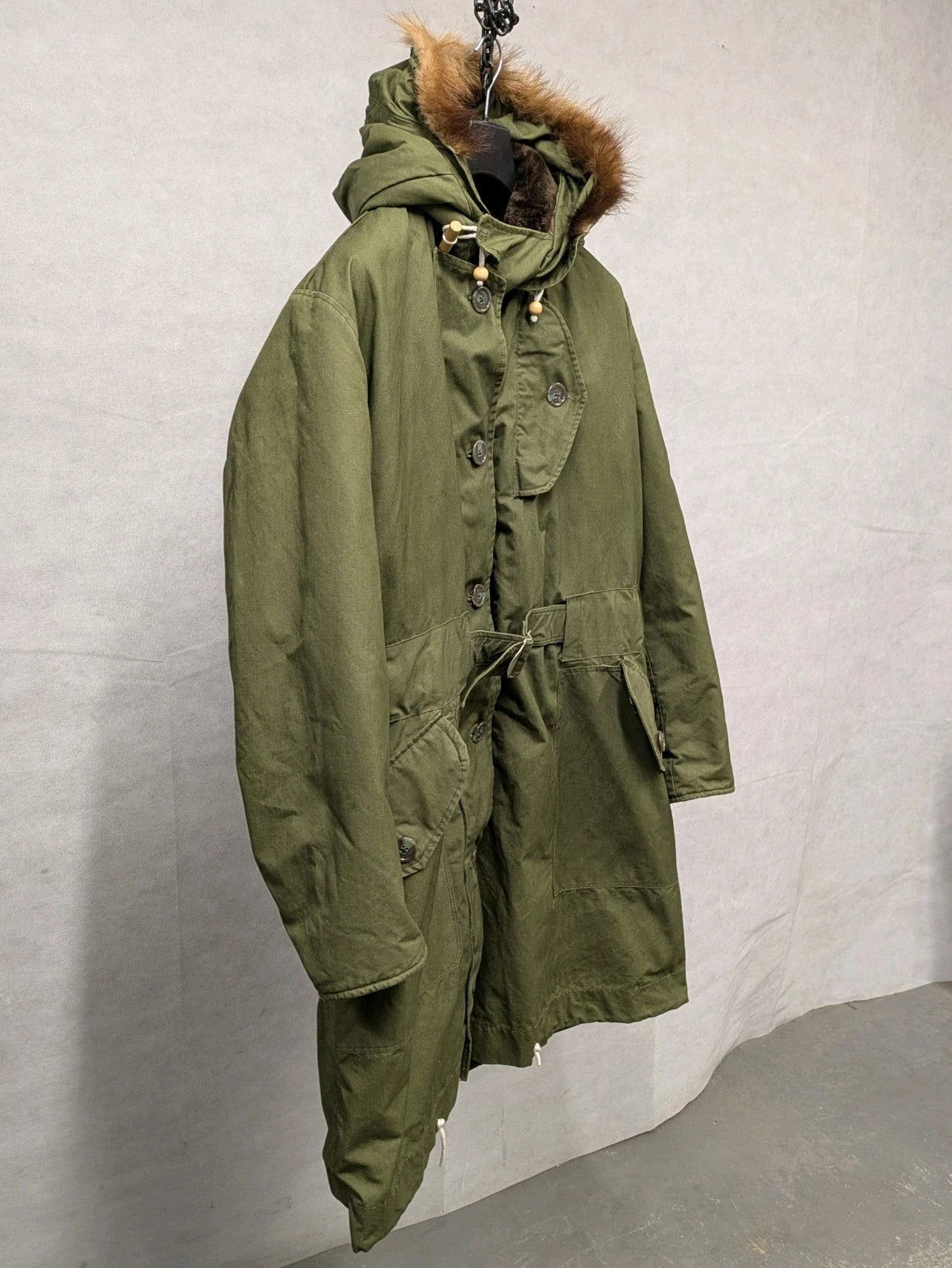 British Army 1951 Pattern Green Ventile Parka Jacket Coat Sealed Pattern - Size 8