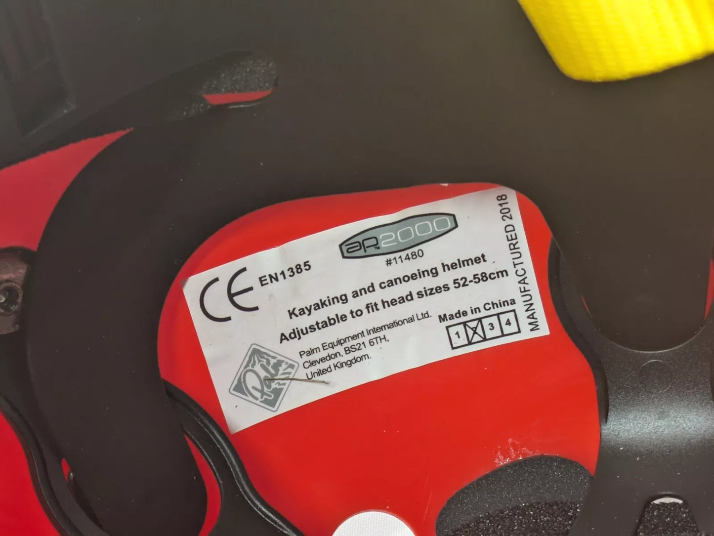 Palm AP2000 Watersports Kayak Canoe Safety Protection Helmet 52cm-58cm