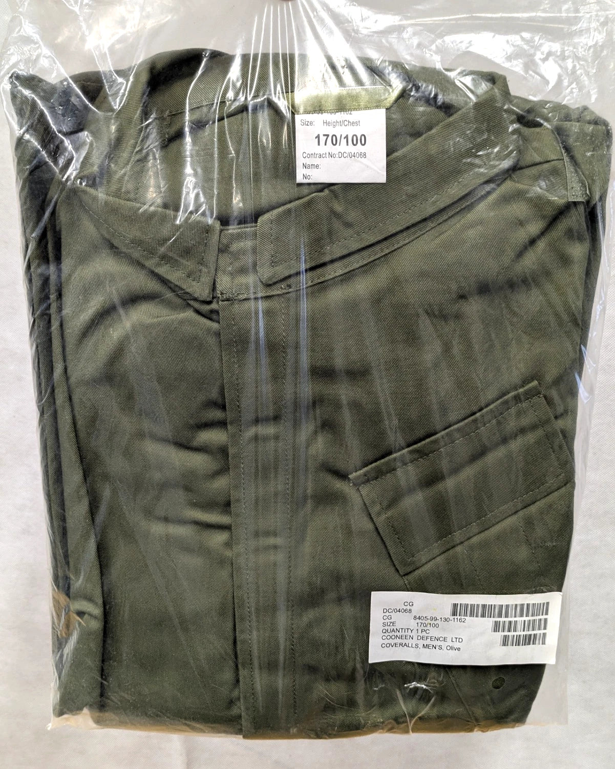 British Army Lightweight Coveralls Olive Green